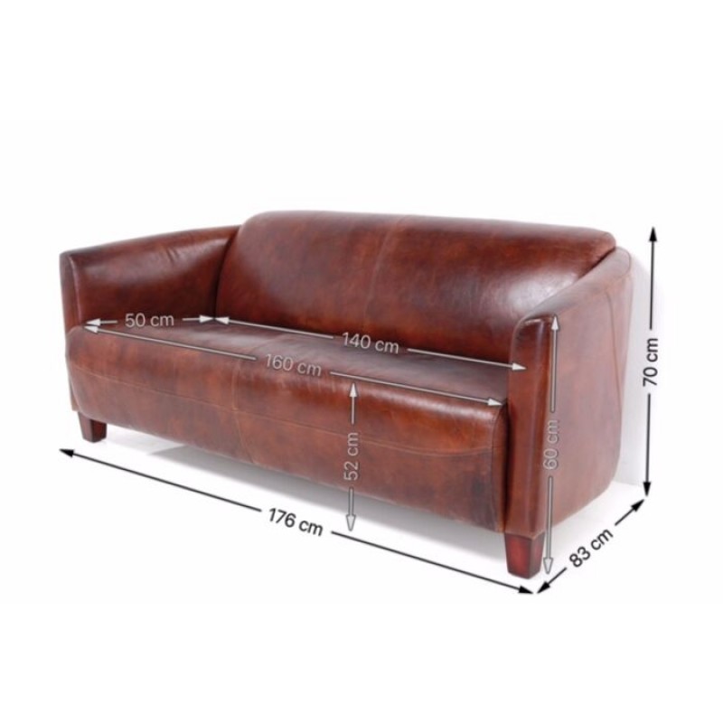 Sofa Cigar Lounge 3-Seater